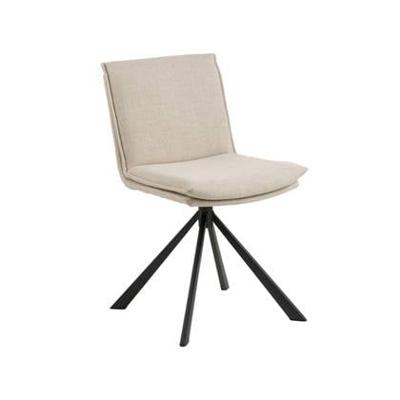 Bendt Draaibare Eetkamerstoel 'Ulysses' Stof, kleur Beige