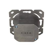 LogiLink NP0039A Netwerkdoos Opbouw (op muur) CAT 6 2 poorten Wit - thumbnail