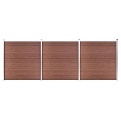 Schutting 526x186 cm HKC bruin