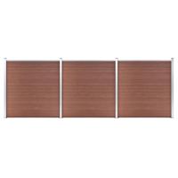 Schutting 526x186 cm HKC bruin - thumbnail