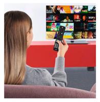 Hama Universele Afstandsbediening Philips TV IR Lerend + Lichtgevende Toetsen Zwart - thumbnail