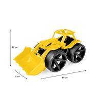 WADER Maximus kiepwagen of bulldozer (Laadwagen geel) - thumbnail
