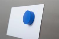 MAUL magneet Solid, 38 mm, trekkracht 2,5 kg, doos van 10 stuks, blauw - thumbnail