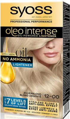 Syoss Color Oleo Intense 12-00 zilverblond haarverf 1 Set Syoss Color Oleo Intense 12-00 zilverblond haarverf 1 Set