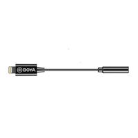 Boya BY-K3 3.5mm Female TRRS to Male lightning adapter cable - thumbnail