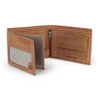 Leren portemonnee met naam - plus riem - thumbnail