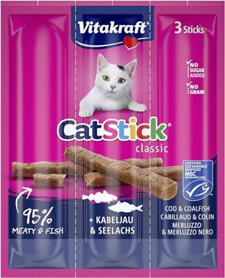 Kat Cat-Stick mini kabeljauw & tonijn Gebr. de Boon Vitakraft - Vitakraft Kat Cat-Stick mini kabeljauw & tonijn Gebr. de Boon Vitakraft - Vitakraft