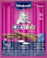 Kat Cat-Stick mini kabeljauw & tonijn Gebr. de Boon Vitakraft - Vitakraft - thumbnail