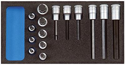 Gedore Doppenset 1/2" inbus - 2308932 - thumbnail