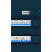 SEP 10 groepenkast 10 installatieautomaat 16A 30mA + kookgroep B16 3 aardleksch. CHB24 230V 1 fase - thumbnail