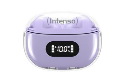 Intenso Buds Plus T313AE lila In Ear headset Bluetooth Stereo Lila Noise Cancelling Mobiele telefoon
