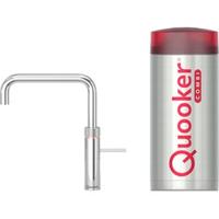 Quooker Fusion square met COMBI boiler 3-in-1 kokend water kraan Chroom - thumbnail