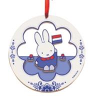 Nijntje Kersthanger hout souvenir ø7,5cm - thumbnail