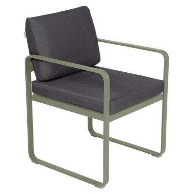 Fermob Bellevie dining armchair tuinstoel Cactus - Graphite