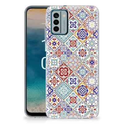 Nokia G22 | TPU | Siliconen hoesje | Tiles Color Nokia G22 | TPU | Siliconen hoesje | Tiles Color