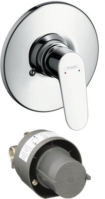 Hansgrohe Focus douchemengkraan complete set inbouw, chroom
