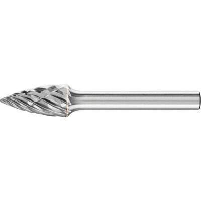 PFERD TOOLS 21122683 Freesstift Spitsboog Lengte 60 mm Afmeting, Ø 10 mm Werklengte 20 mm Schachtdiameter 6 mm PFERD TOOLS 21122683 Freesstift Spitsboog Lengte 60 mm Afmeting, Ø 10 mm Werklengte 20 mm Schachtdiameter 6 mm