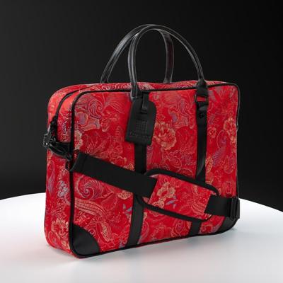 Red Shadow Laptop bag Lureaux - Handgemaakte Nette Schoenen Voor Heren