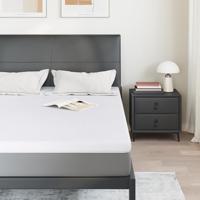 Matraspads Wit 160 x 200 cm 100% polyester jacquard stof - thumbnail