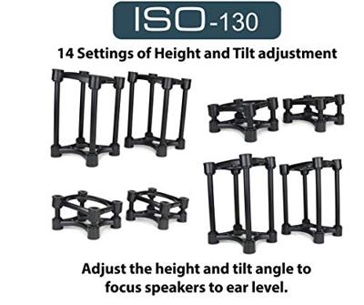 IsoAcoustics ISO-L8R130 Home and Studio speakerstandaard (paar)