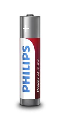 Philips AAA Alkaline Batterijen 4 Stuks