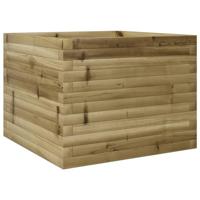 VidaXL Plantenbak 60x60x45,5 cm geïmpregneerd grenenhout - thumbnail