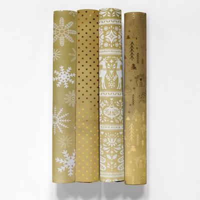 Kerstpapier elegant x-mas 150x70 cm