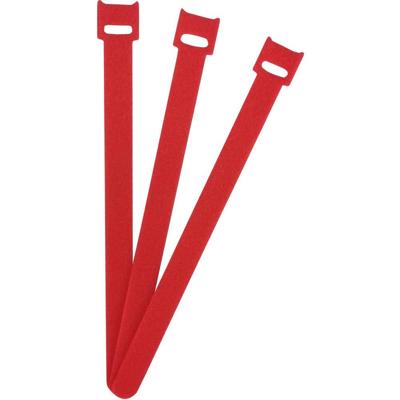 FASTECH® ETK-3-200-1339 Klittenband kabelbinder Om te bundelen Haak- en lusdeel (l x b) 200 mm x 13 mm Rood 1 stuk(s)