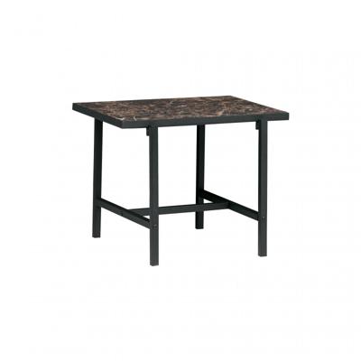 WOOOD Bijzettafel 'Turn' 50 x 44cm, kleur Zwart