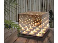 Waxinelichthouder - Infinity Effect - voor 9 theelichtjes - thumbnail