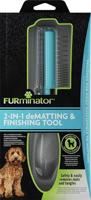 FURminator 2 in 1 - furminator voor het verwijderen van klitten en styling voor honden - thumbnail