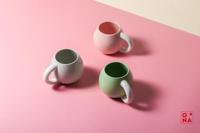 ONA Beker - Koffiemok - Lola - Rond - Groen - 330 ml - thumbnail