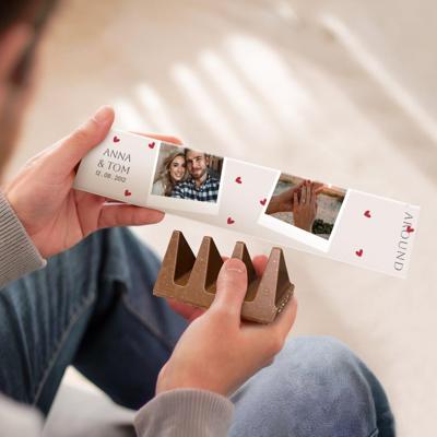 Gepersonaliseerde reep met Toblerone chocolade - L - 340 gram