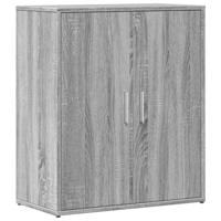 Dressoirs 2 st 60x31x70 cm bewerkt hout grijs sonoma eikenkleur - thumbnail