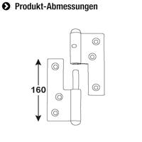 Connex Deurpaumel Links 160Mm Bvz - DYB2006581 - thumbnail