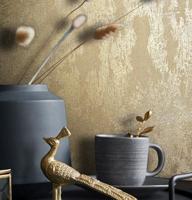 Noordwand TopChic 2023-2025; City Glow; The New Textures Book; City Romance Metallic goud behang met structuur - 34280 - thumbnail