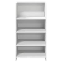 Receptiebalie 55x50x103,5 cm bewerkt hout wit - thumbnail