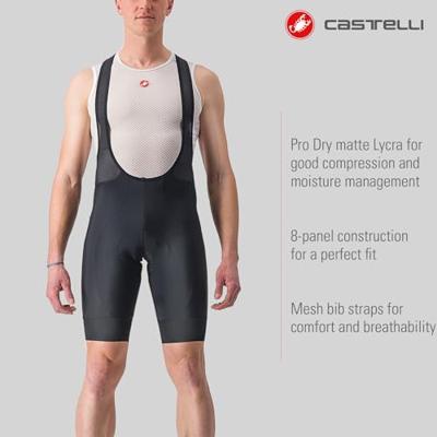 Castelli Entrata 2 bibshort zwart heren S