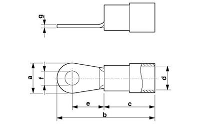 Phoenix Contact 3240027 Ringkabelschoen Dwarsdoorsnede (max.): 6 mm² Schachtdiameter: 4.30 mm Deels geïsoleerd Geel 50 stuk(s) Phoenix Contact 3240027 Ringkabelschoen Dwarsdoorsnede (max.): 6 mm² Schachtdiameter: 4.30 mm Deels geïsoleerd Geel 50 stuk(s)