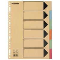Esselte tabbladen 6 tabs, karton van 275 g/m² - thumbnail