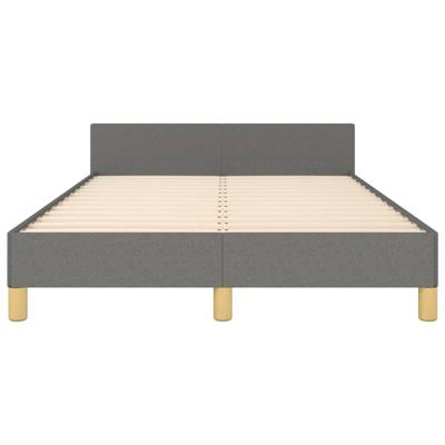 Bedframe zonder matras 120x190 cm stof donkergrijs