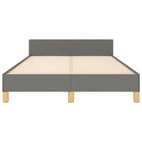 Bedframe zonder matras 120x190 cm stof donkergrijs - thumbnail