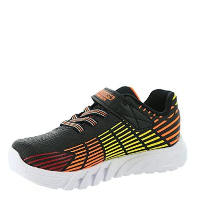Skechers Flex-Glow Elite 400135N/BKMT Zwart / Oranje-21 maat 21