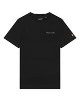 Script Embroidered T-shirt Jet Black - thumbnail