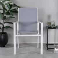 Venture Home Parma Eetkamerstoel 60 x 90 x 57 - Wit - 2-pack - thumbnail