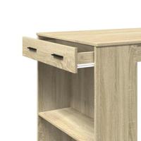 Bartafel 102x70x103,5 cm bewerkt hout sonoma eikenkleurig - thumbnail