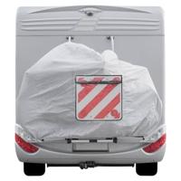 ProPlus Markeringsbord met reflectoren 50 x 50 cm rood/wit - thumbnail