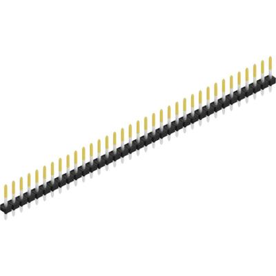 Fischer Elektronik Male header (standaard) Aantal rijen: 1 SLLP111235S 10 stuk(s)
