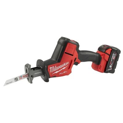 Milwaukee M18 FUEL™ FHZ-502X Accu Reciprozaag 22mm HACKZALL™ 18V 5.0Ah in HD-Box - 4933459885