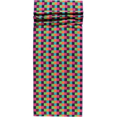 Cawö Cawö Lifestyle Karo Saunahanddoek 7047 Multi-84 70x180